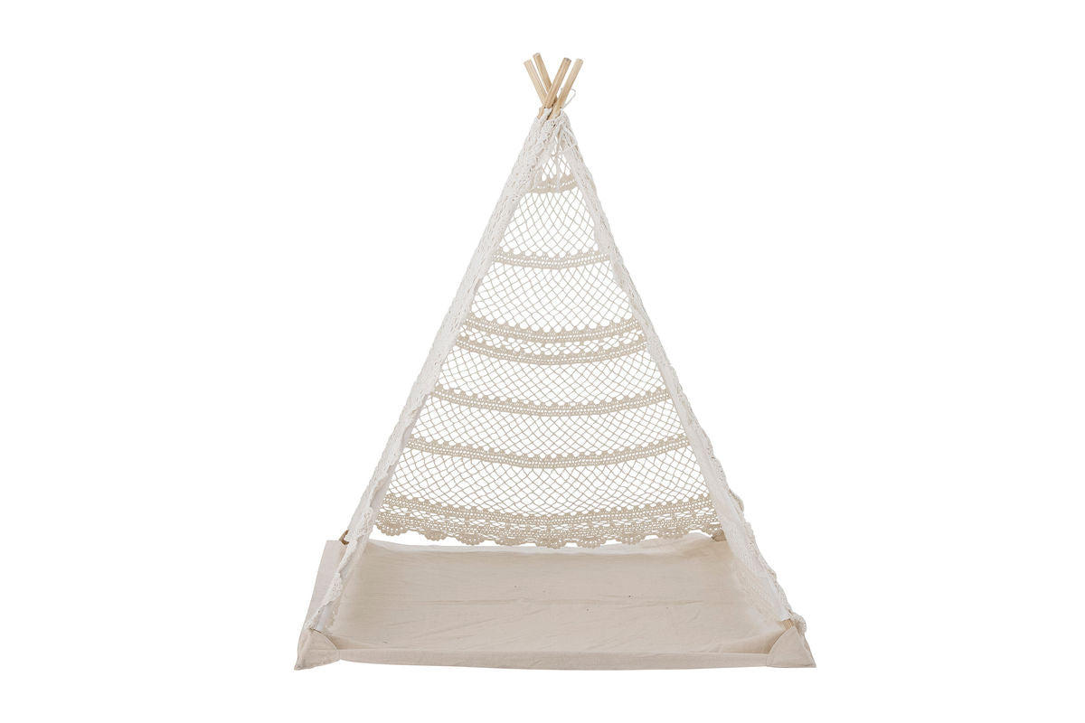 Kinder-Tipi Lumi – Naturfarbene Baumwolle