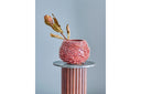 Vase Wavyred – aus Steingut