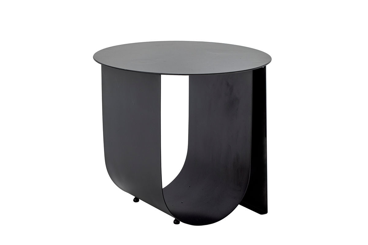 Beistelltisch Jenny – Schwarzes Metall im modernen Design