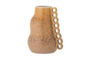 Vase Zahra – Braunes Steingut