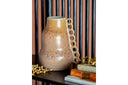 Vase Zahra – Braunes Steingut