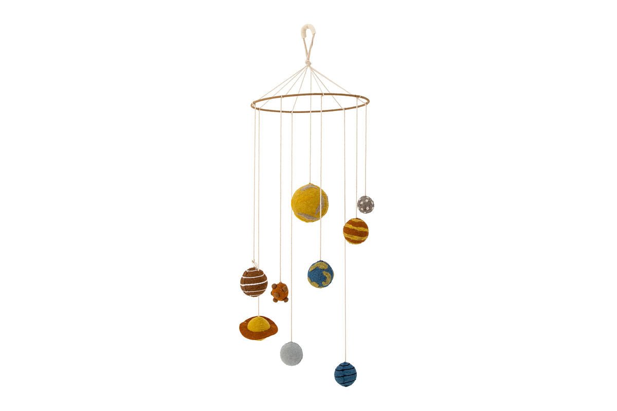 Kinder-Mobile „Cosmi“ – Bunte Baumwolle