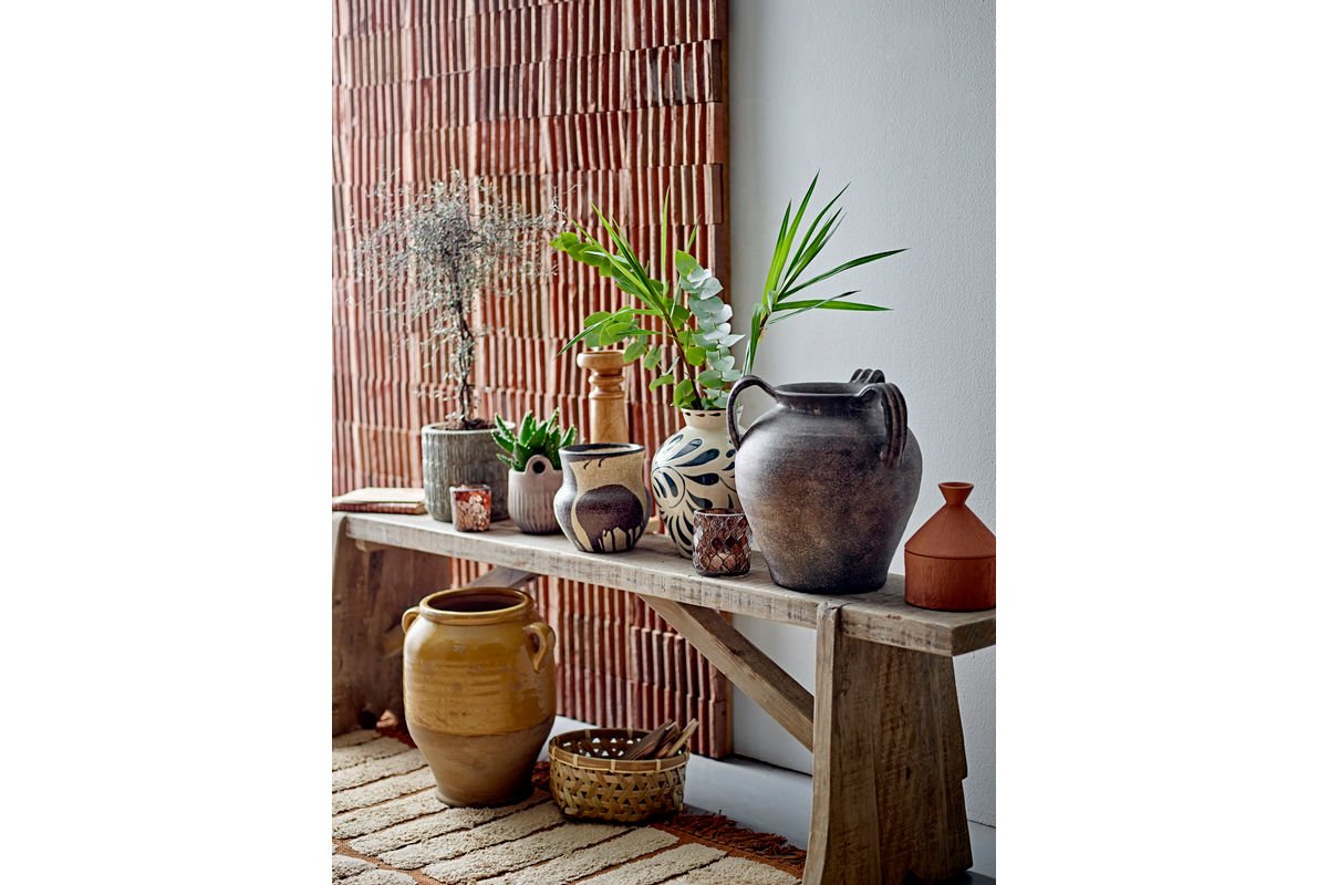 Vase „Nerico“ – Blaues Steingut