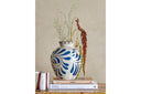 Vase Nerico – Blaues Steingut
