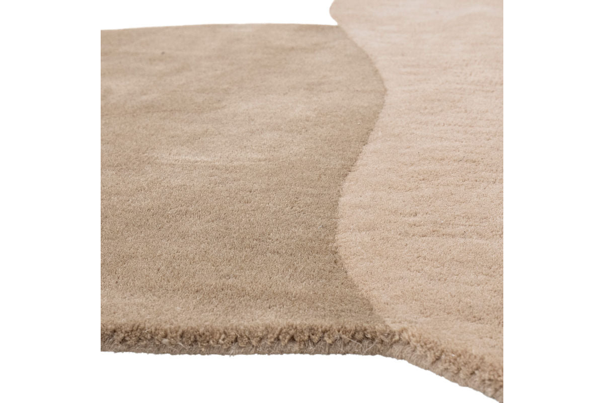 Teppich Arlo – Organische Formen in warmem Braun