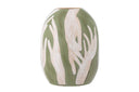 Deko-Vase Lirena – Grünes Steingut