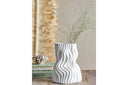 Vase Alia - Weiß, aus Keramik