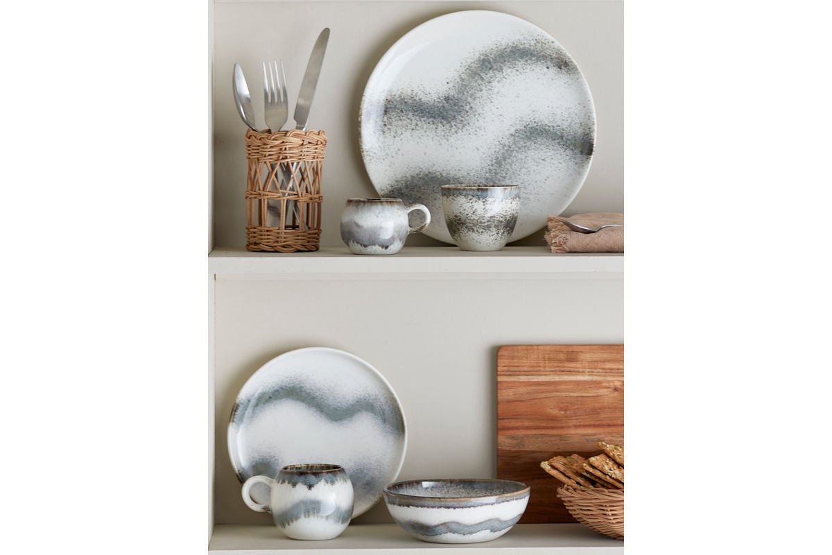 Schale Kelo – aus Steingut gefertigt - 4er Set