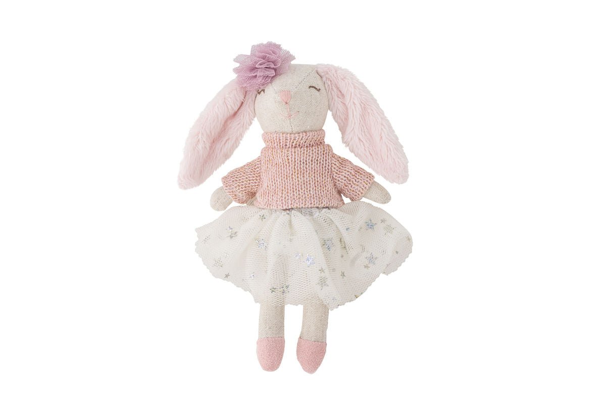 Stoffpuppe „Luna“ mit Tasche – Buntes Spielset aus Polyester