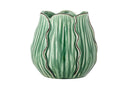 Vase Esra - Grün, aus Steingut