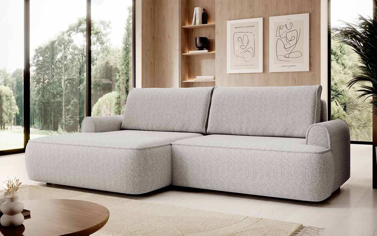 Designer Sofa Onelio mit Stauraum und Schlaffunktion - Luxusbetten24