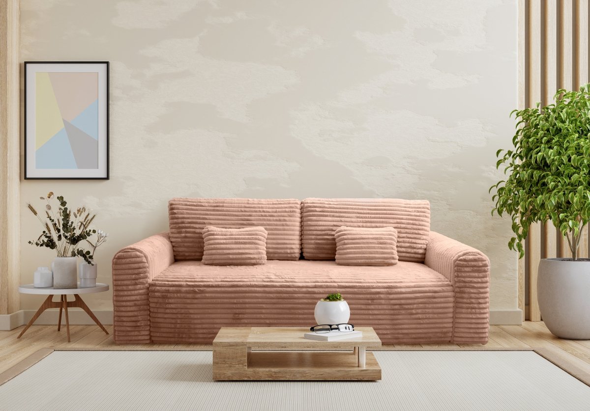 Designer Sofa Teddy mit Schlaffunktion - Luxusbetten24