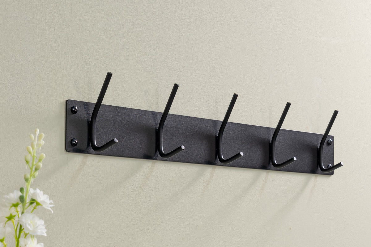 Designer Wandgarderobe Fennick - Schwarz