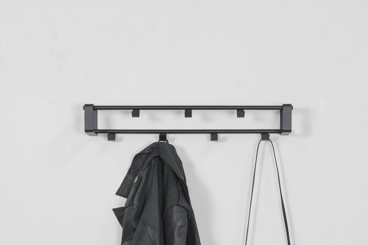 Designer Wandgarderobe Lotti - Schwarz