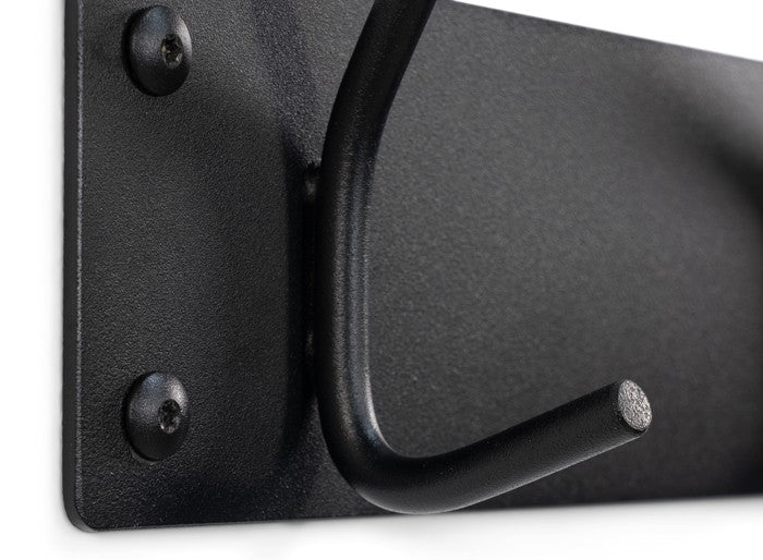 Designer Wandgarderobe Quillo - Schwarz