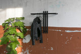 Designer Wandgarderobe Tarvi - Schwarz