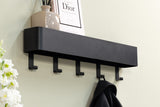 Designer Wandgarderobe Varia - Schwarz