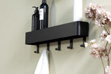 Designer Wandgarderobe Varia - Schwarz