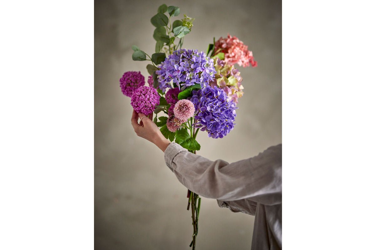 Künstlicher Blumenstrauß Viola – Violetttöne mit natürlichen Akzenten