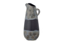 Vase Noira – Steingut in Schwarz
