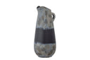 Vase Noira – Steingut in Schwarz