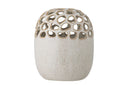 Vase Nerina – Naturfarbenes Steingut