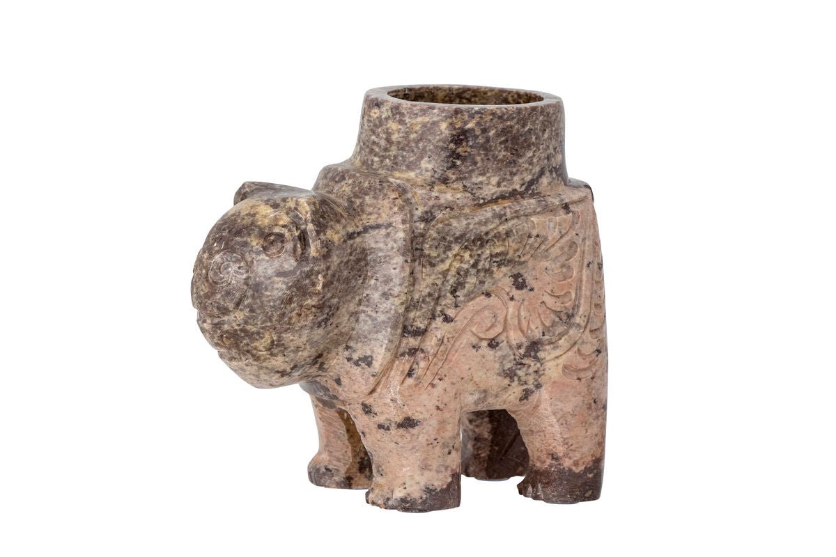 Teelichthalter Secreti – aus Speckstein