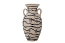 Vase Alura – Schwarzes Steingut