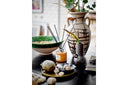 Vase Alura – Schwarzes Steingut