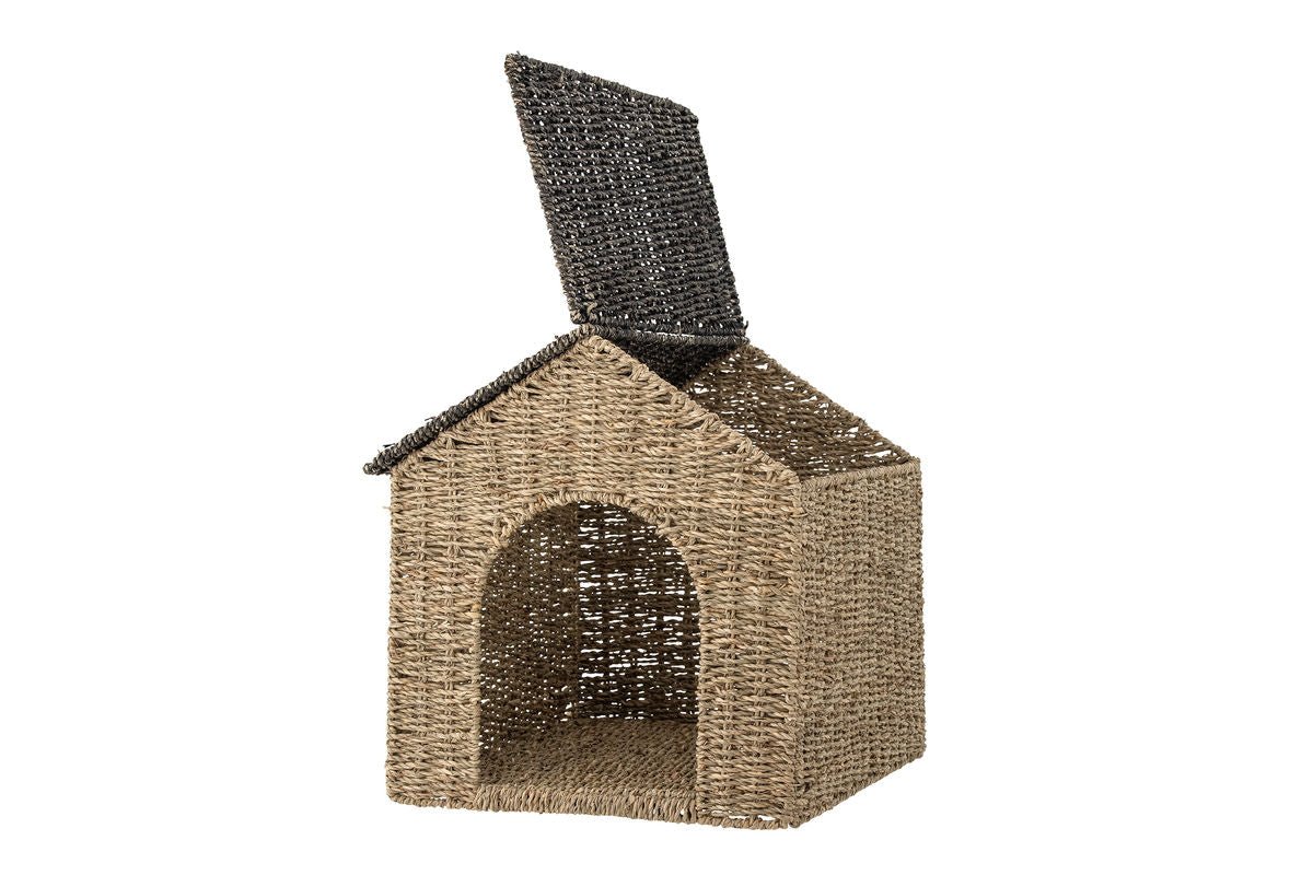 Aufbewahrungskorb Ola - handgefertigter Spielhaus-Korb aus Seegras