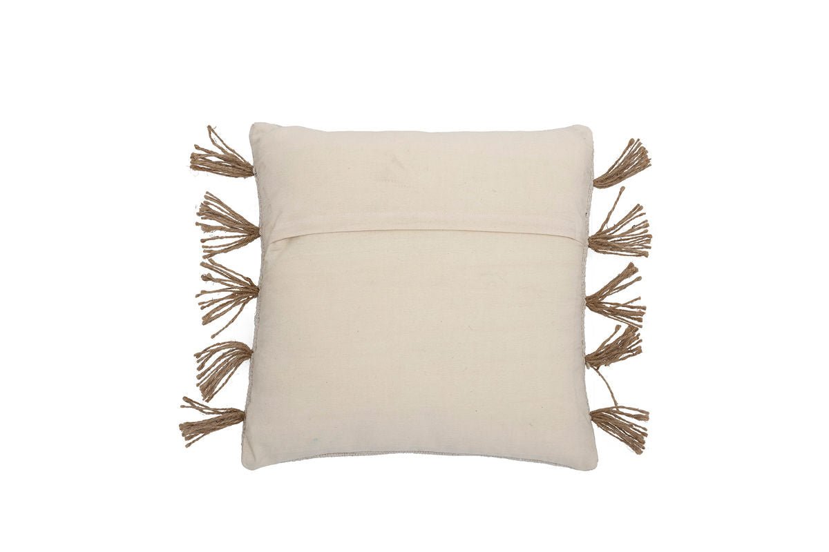 Zierkissen Alento – Naturdesign aus recycelter Baumwolle mit Jute-Details
