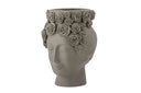 Vase Selin – Graues Steingut