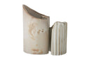 Vasen-Set Caloma – Braunes Steingut (2-teilig)