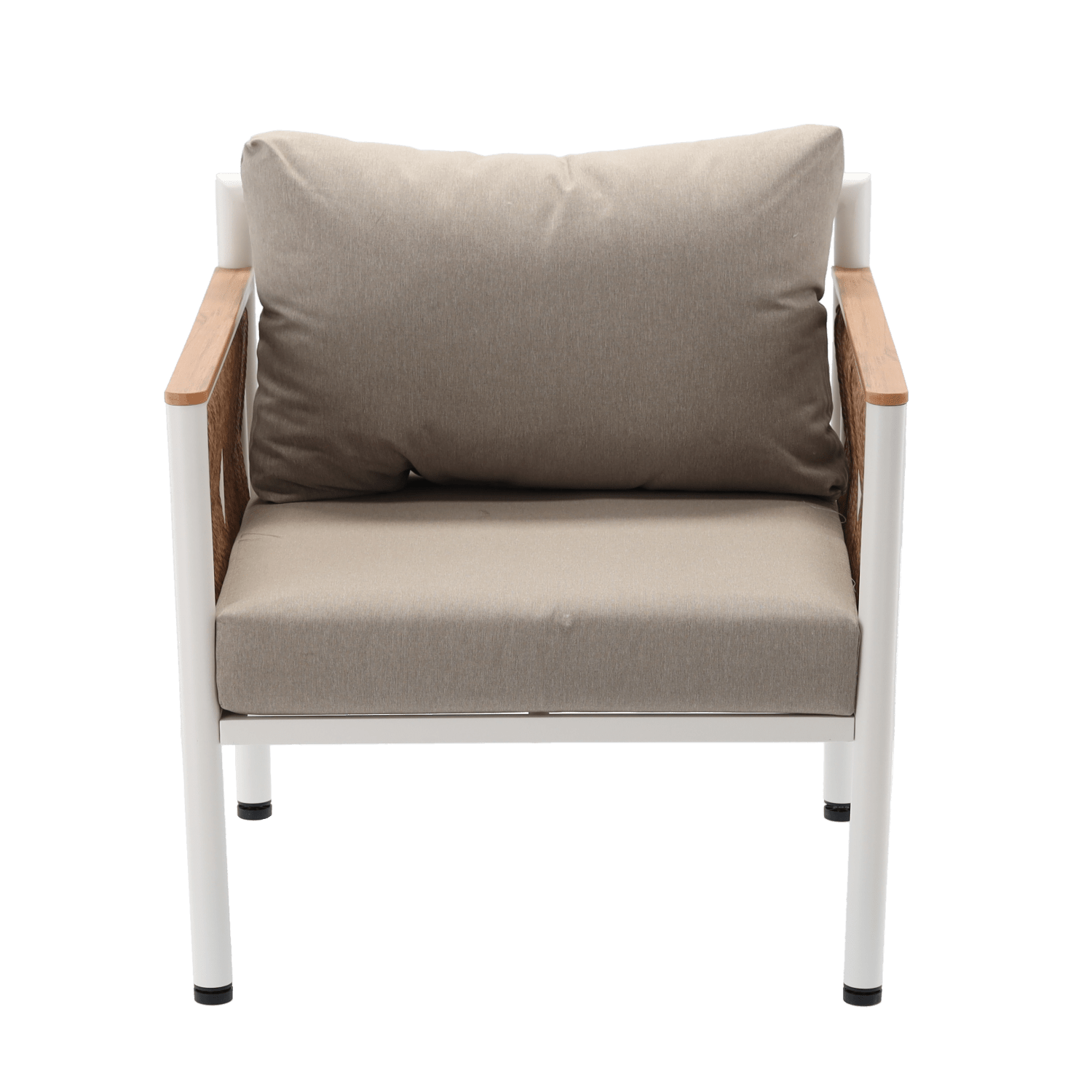 Garten Loungeset Belora – Aluminium Sitzgruppe mit Sofa, 2 Sesseln & Tisch