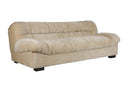 Sofa Talaro mit gerafftem Samtbezug
