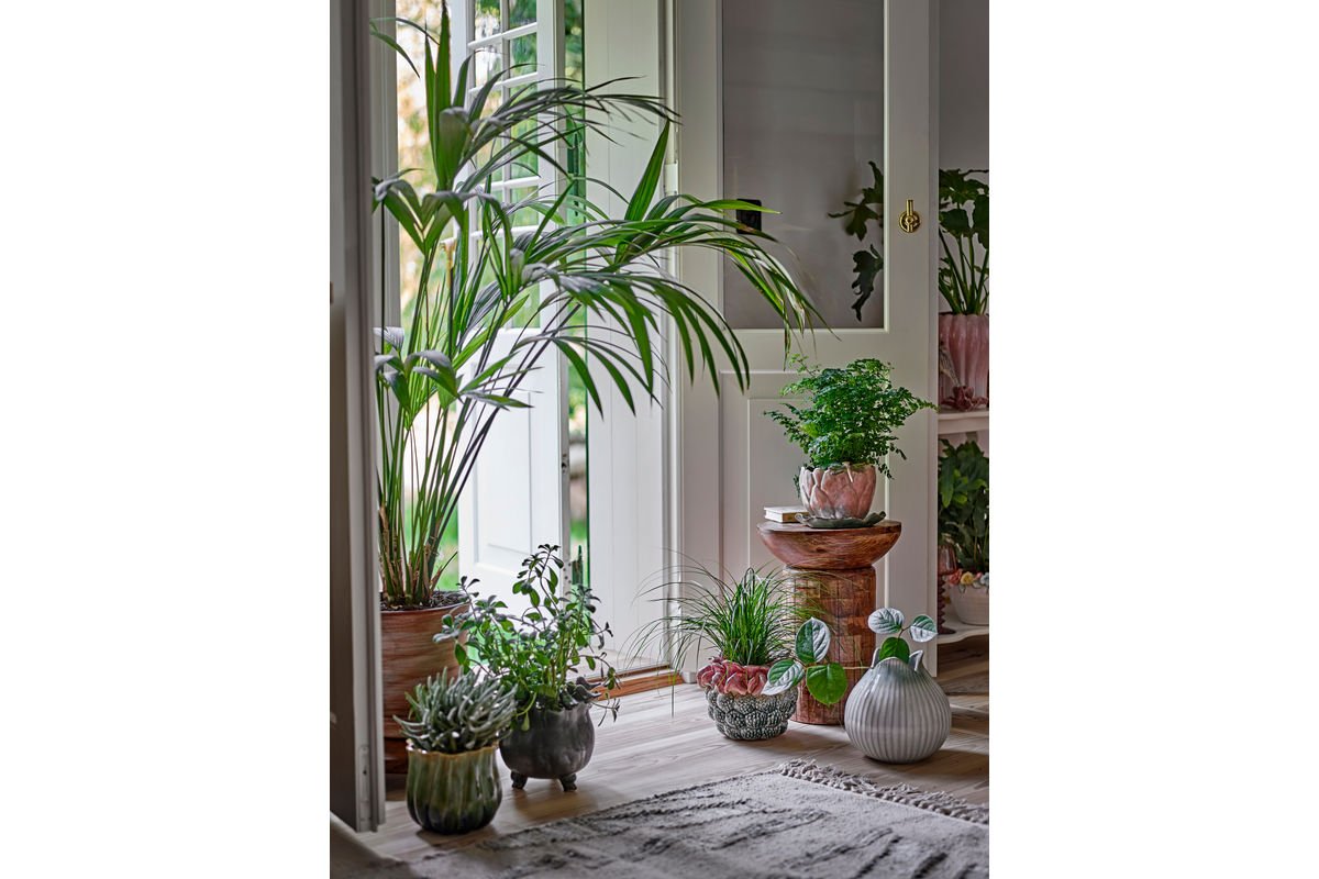 Vase „Sylven“ – Steingut mit reaktiver Glasur