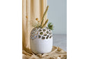 Vase Nerina – Naturfarbenes Steingut