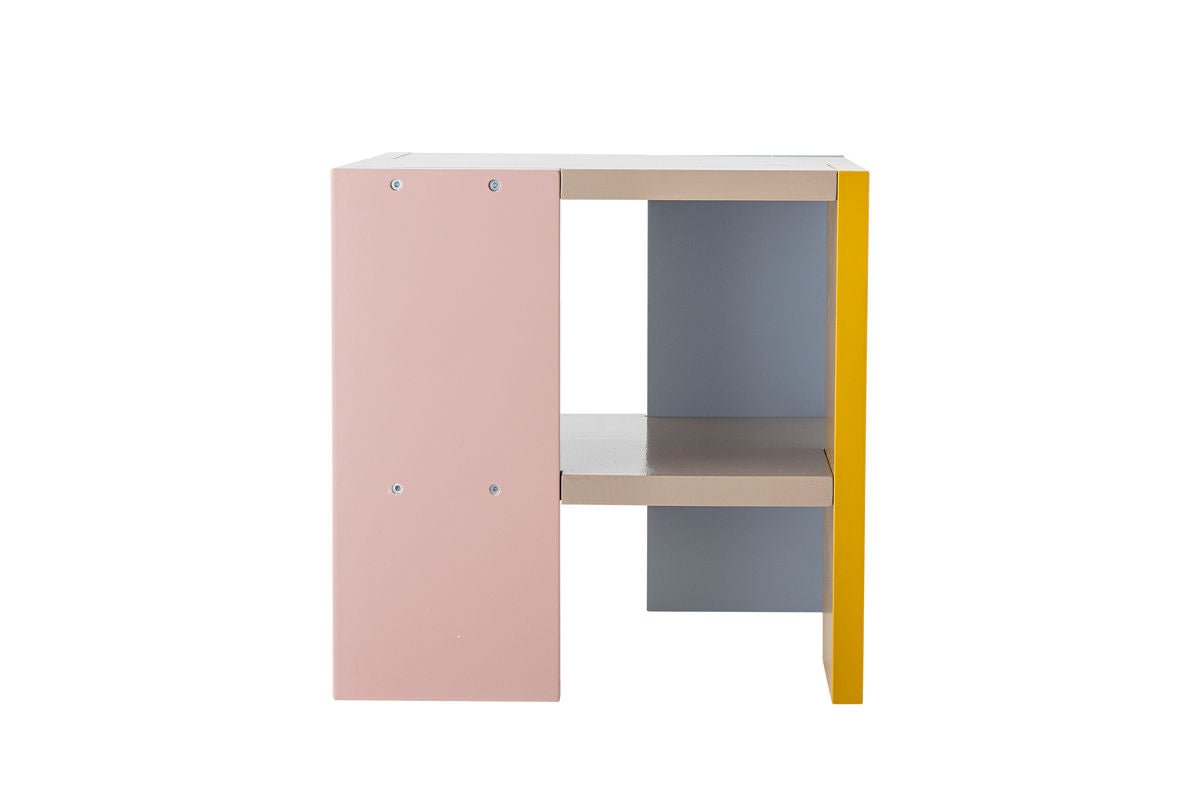 Kindertisch Justus - quadratischer Tisch aus FSC-MDF mit bunten Seiten
