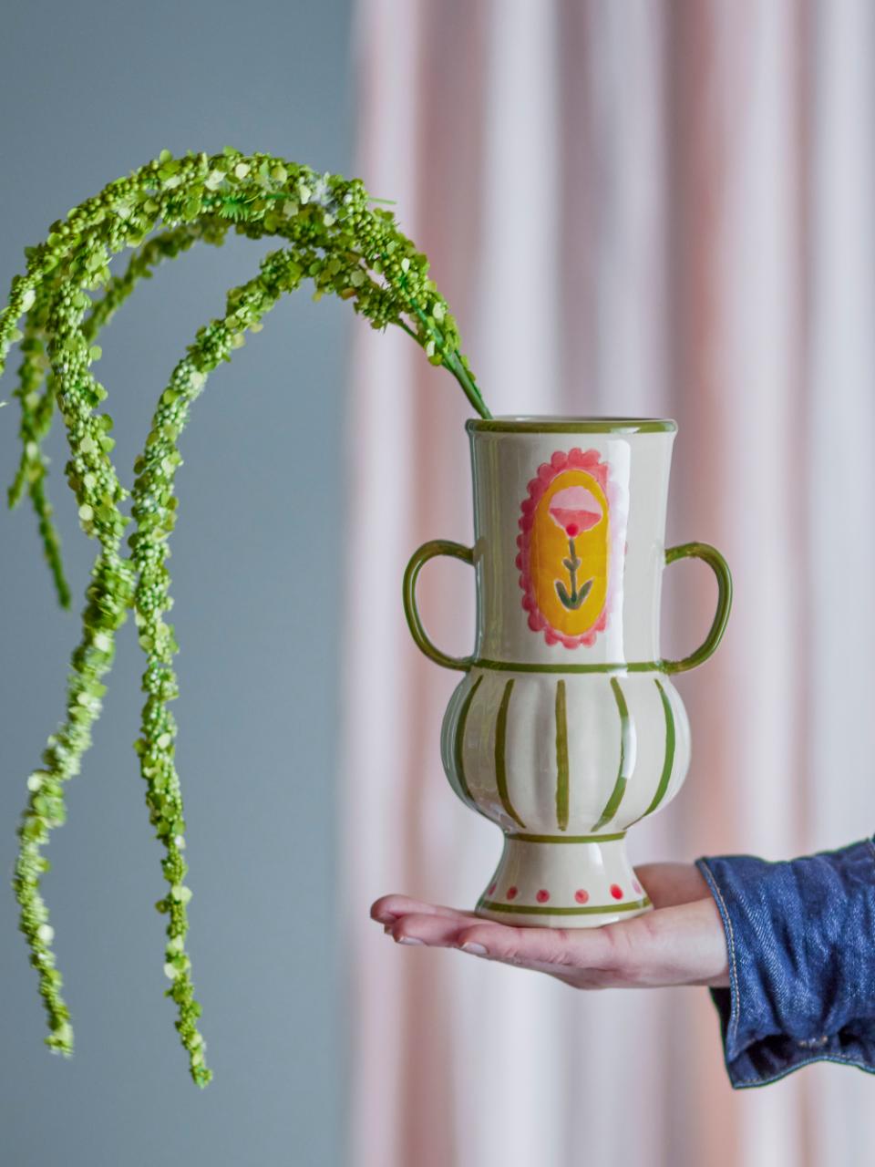 Vase Lilam - Bunt, aus Steingut