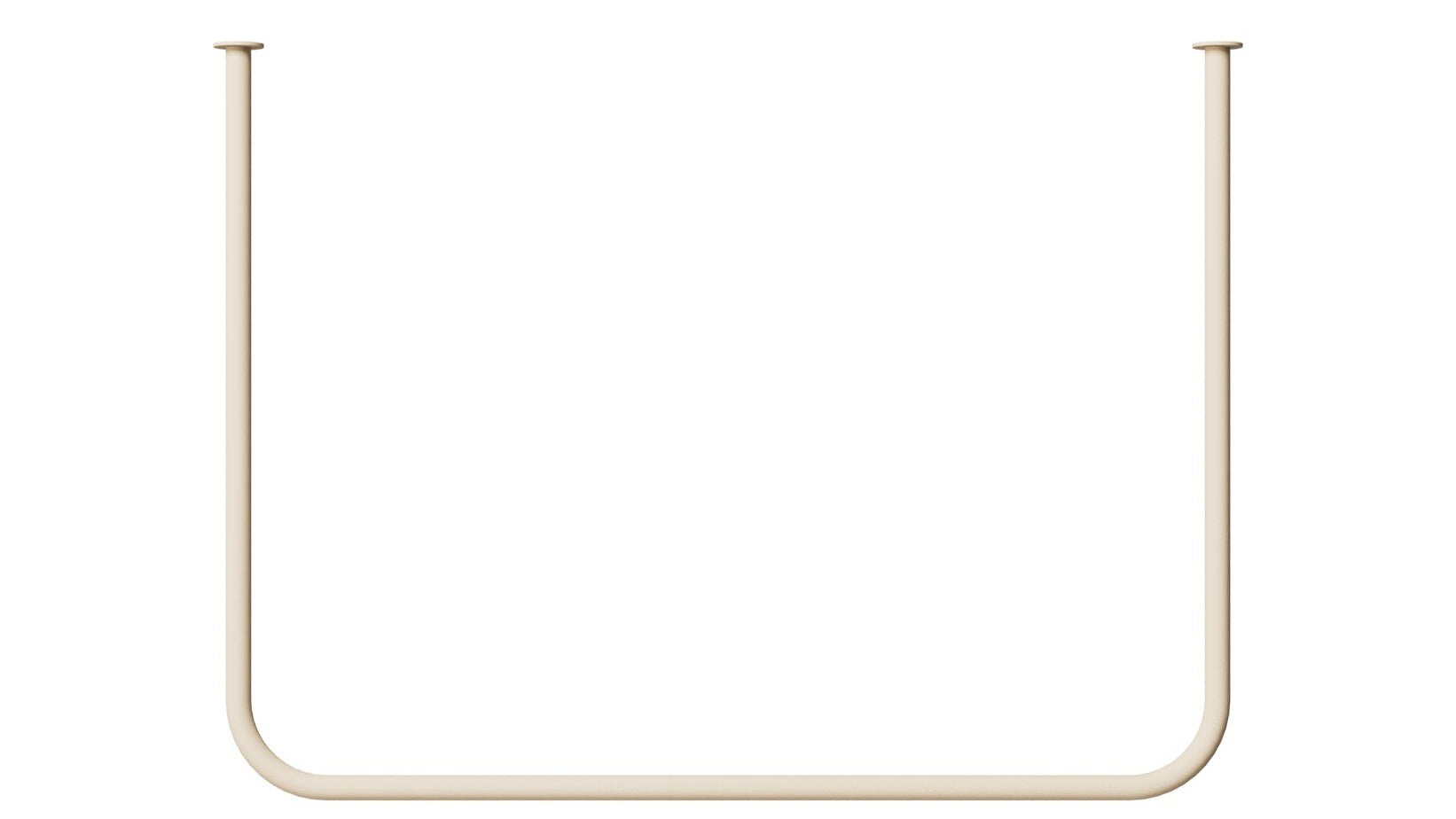 Garderobe/Kleiderstange Enio – Abgerundetes Design mit Deckenmontage