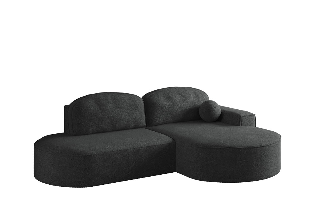 Designer Sofa Lenny Bouclé mit Schlaf- und Klappfunktion