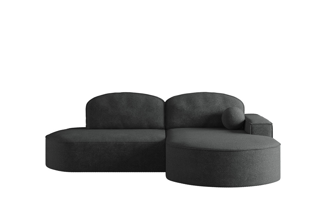 Designer Sofa Lenny Bouclé mit Schlaf- und Klappfunktion