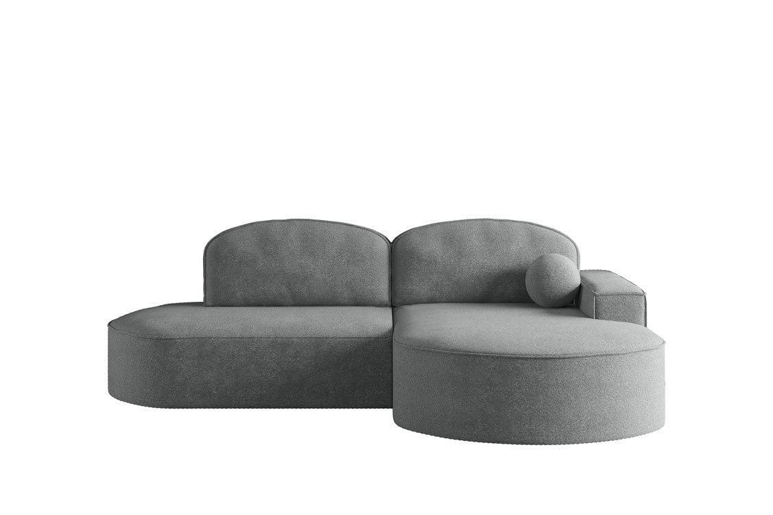 Designer Sofa Lenny Bouclé mit Schlaf- und Klappfunktion