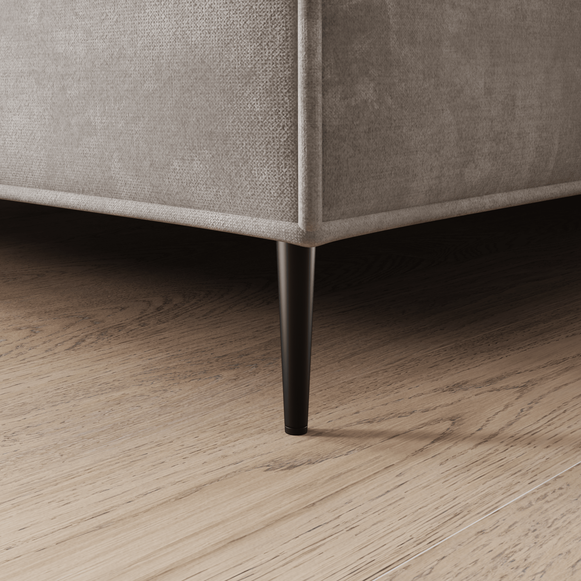 Custom Polsterbett: Feet