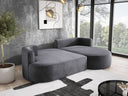 Designer Ecksofa Lucca in Samt