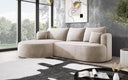 Designer Ecksofa Lucca in Samt