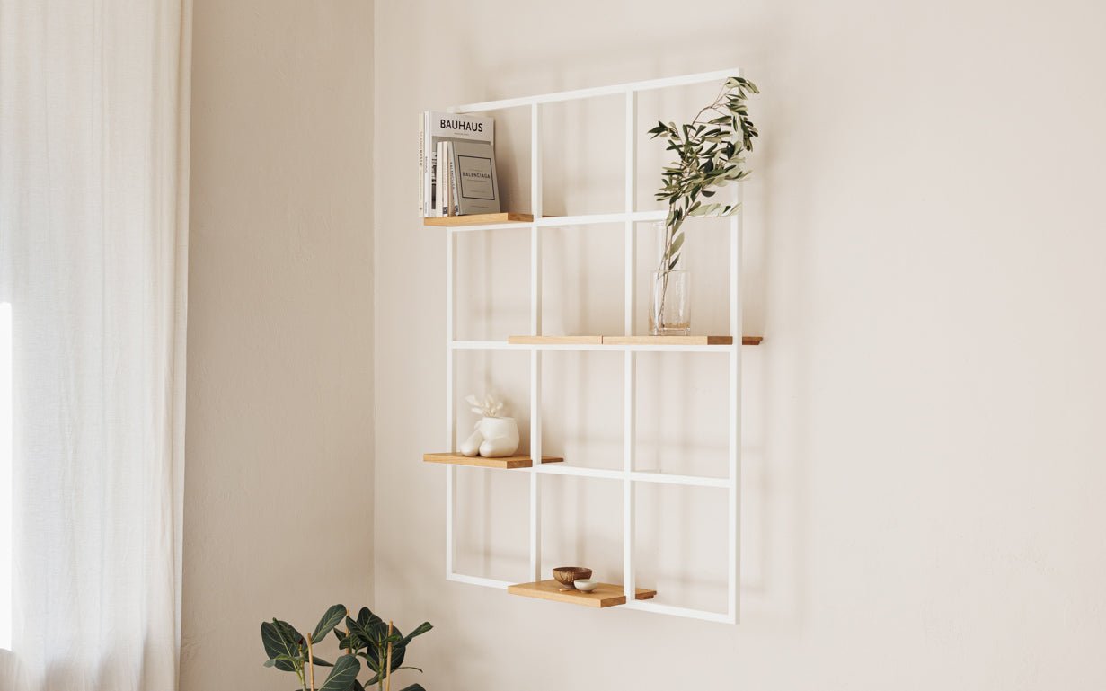Wandregal Rivo – Flexibles Metallregal mit Stecksystem