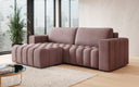 Designer Ecksofa Tirina mit Schlaffunktion