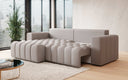 Designer Ecksofa Tirina mit Schlaffunktion