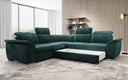 Designer Ecksofa Fernando mit Schlaffunktion und Stauraum